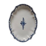Plat oval terre de fer début XXe
