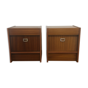 Paire de chevets modernistes