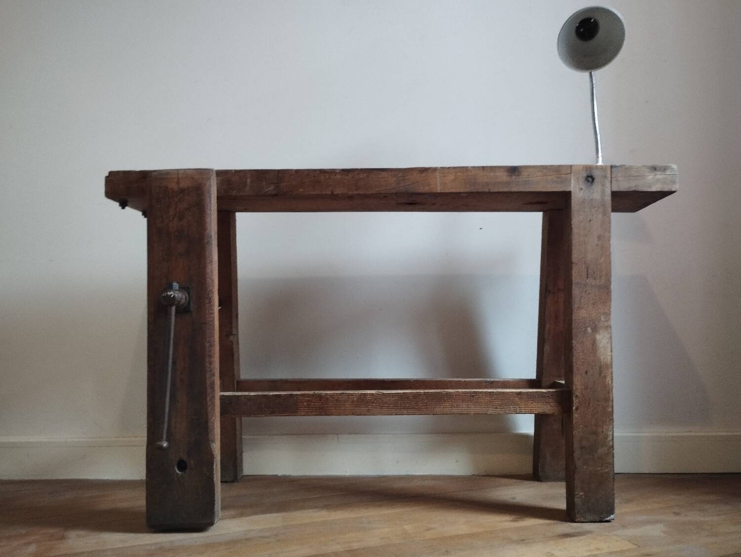 Small wooden workbench