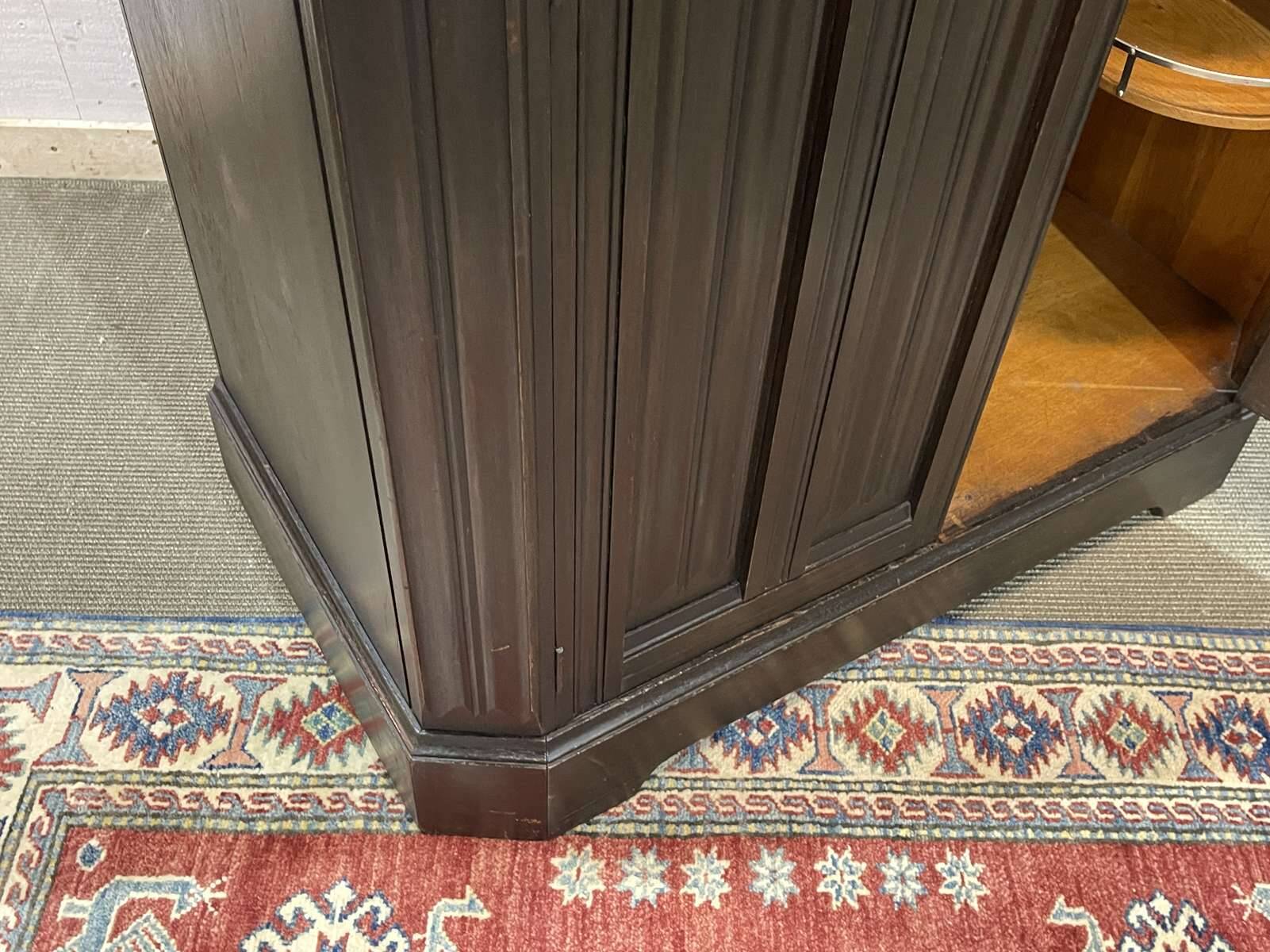 1930s English oak student wardrobe