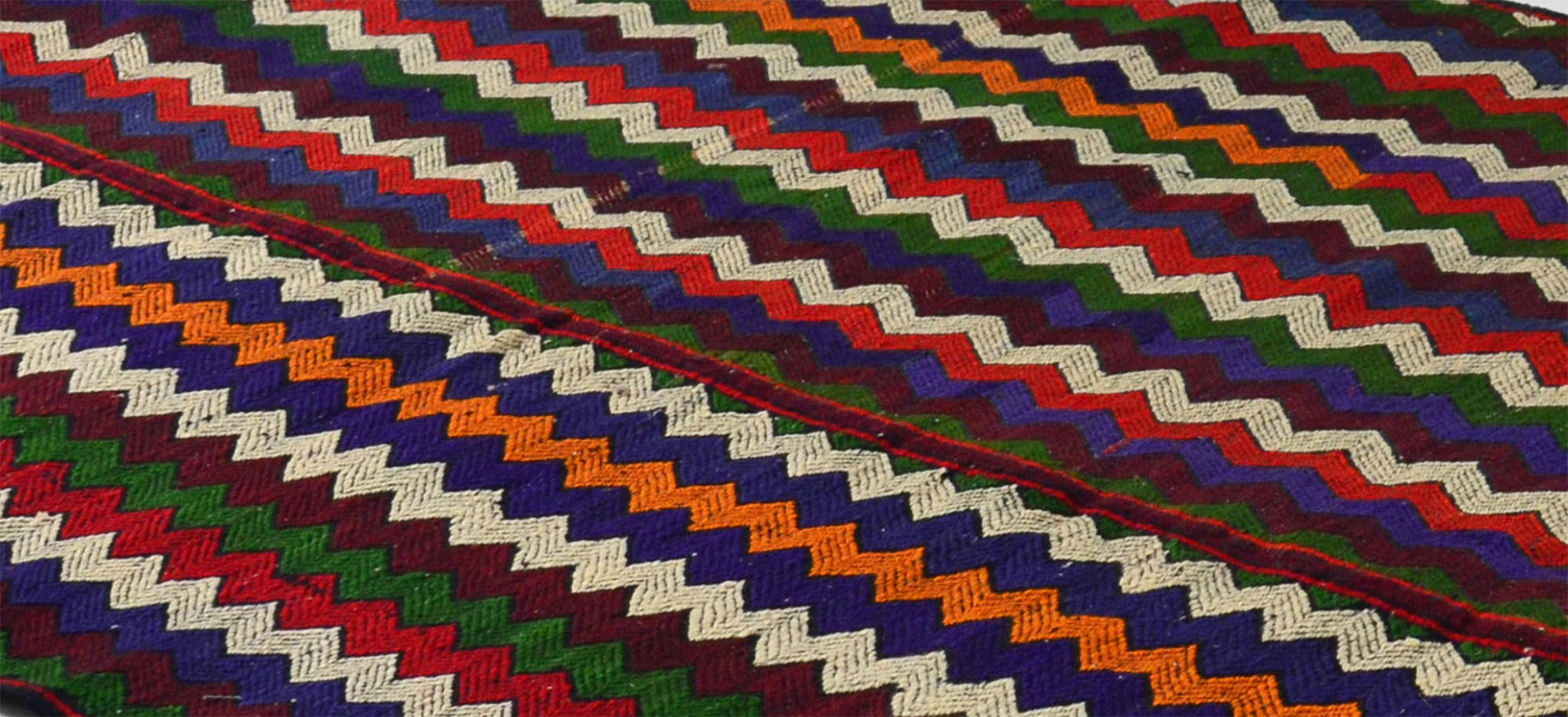 Anatolian handmade kilim rug 226 cm x 132 cm