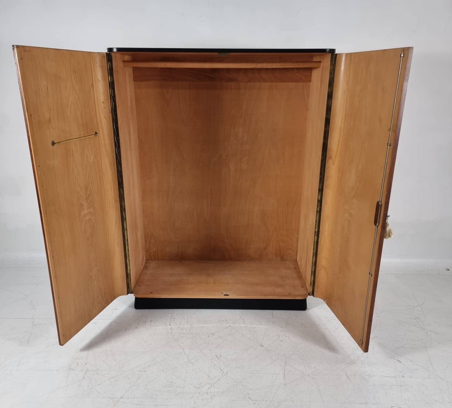 Wardrobe in Walnut by Jindřich Halabala for Up Zavody, 1950s