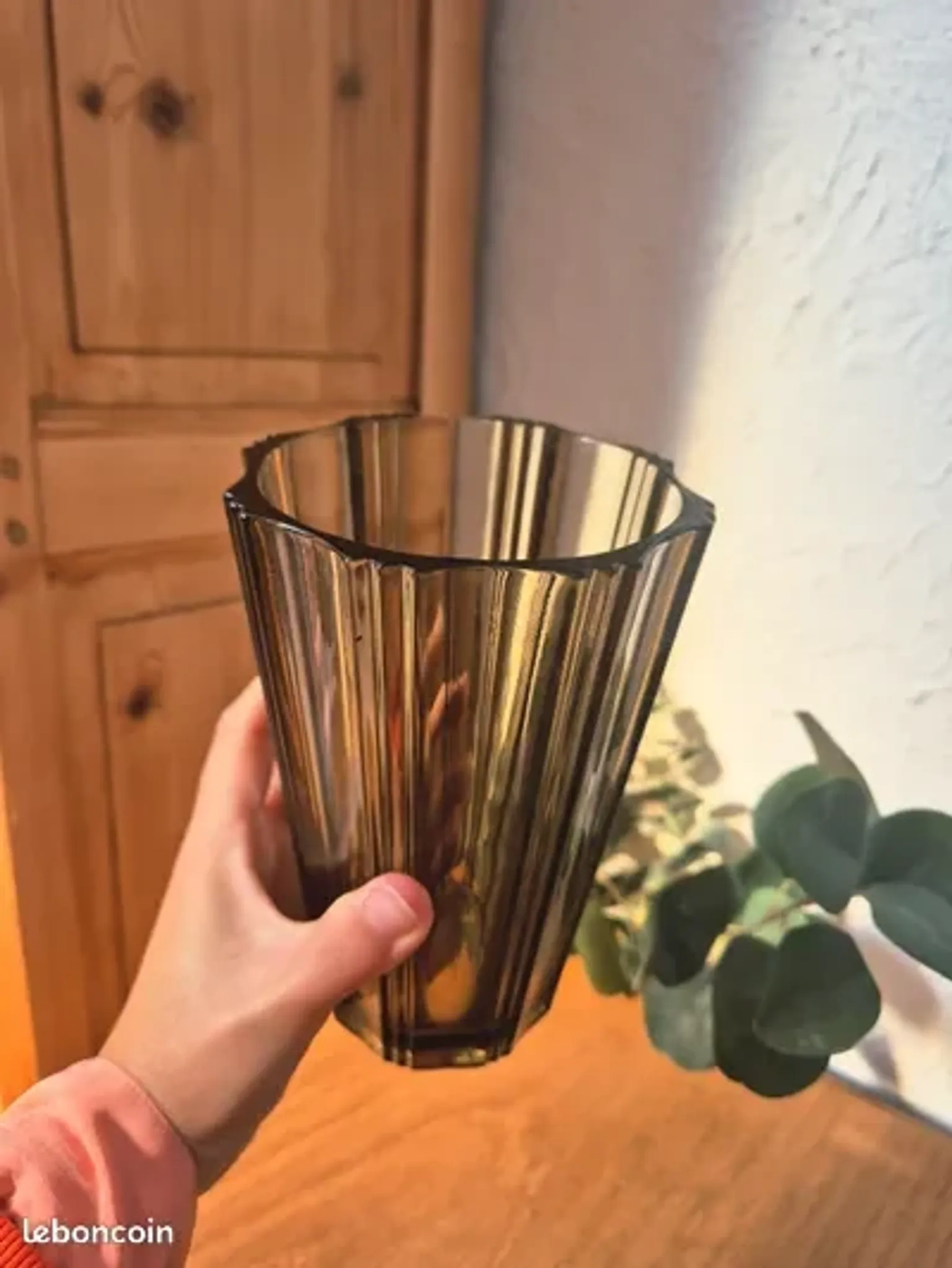 Draped vintage vase