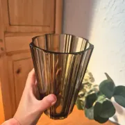 Draped vintage vase