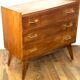 Vintage chest of drawers with compass feet