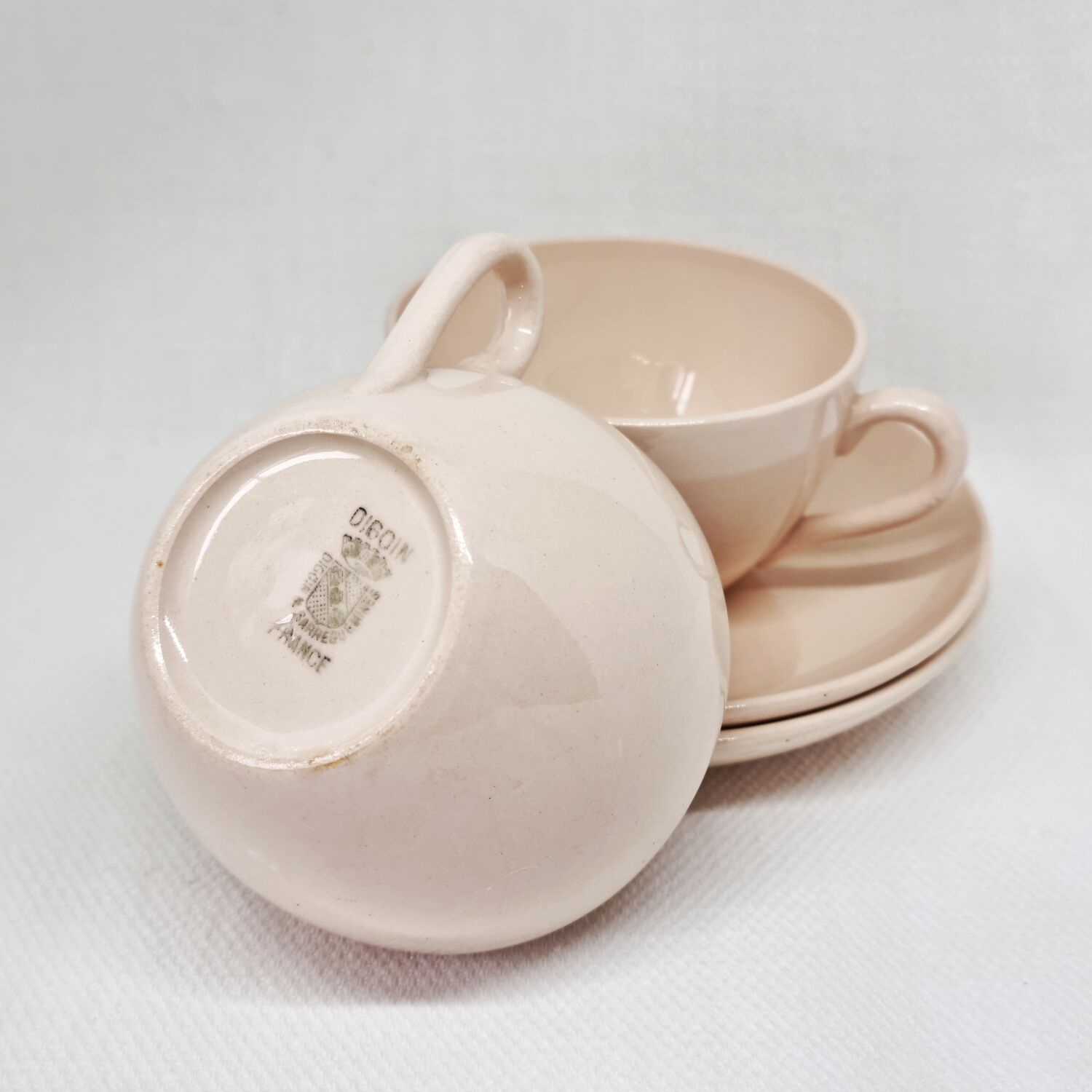 Lot de 2 tasses Digoin