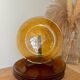 Vintage set of 6 amber brown plates Arcoroc Sierra