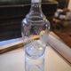 Engraved glass carafe – 1950s-60s