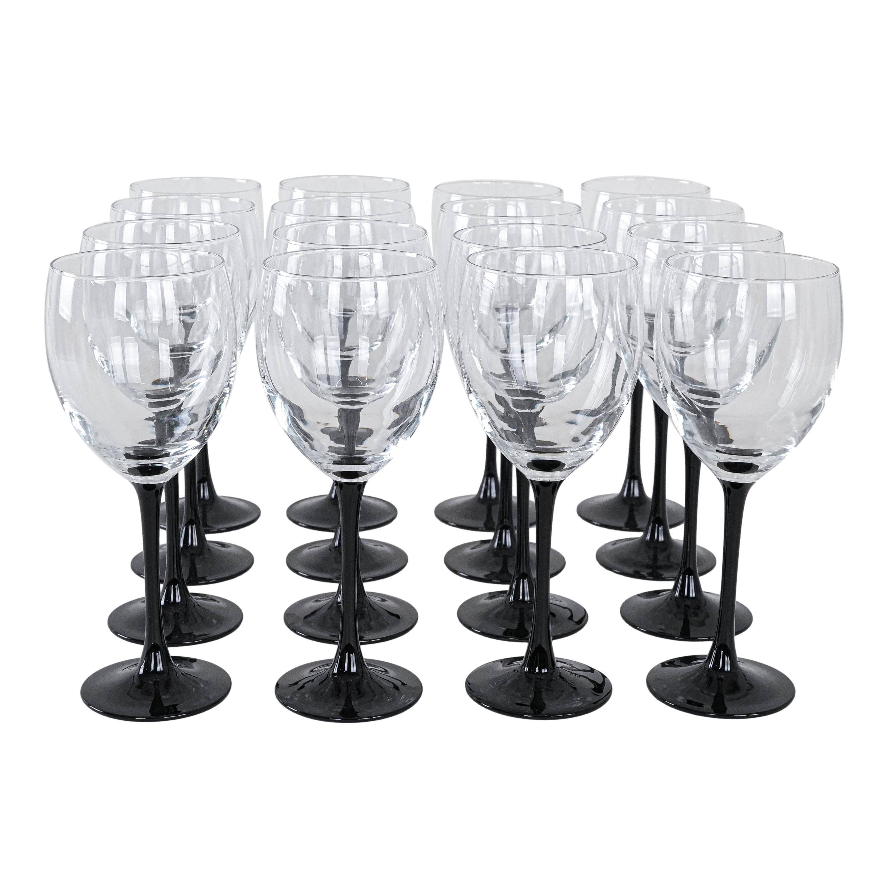 Set of wine glasses, Danish design, 1970s, manufactured in Denmark