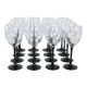 Set of wine glasses, Danish design, 1970s, manufactured in Denmark