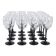 Set of wine glasses, Danish design, 1970s, manufactured in Denmark