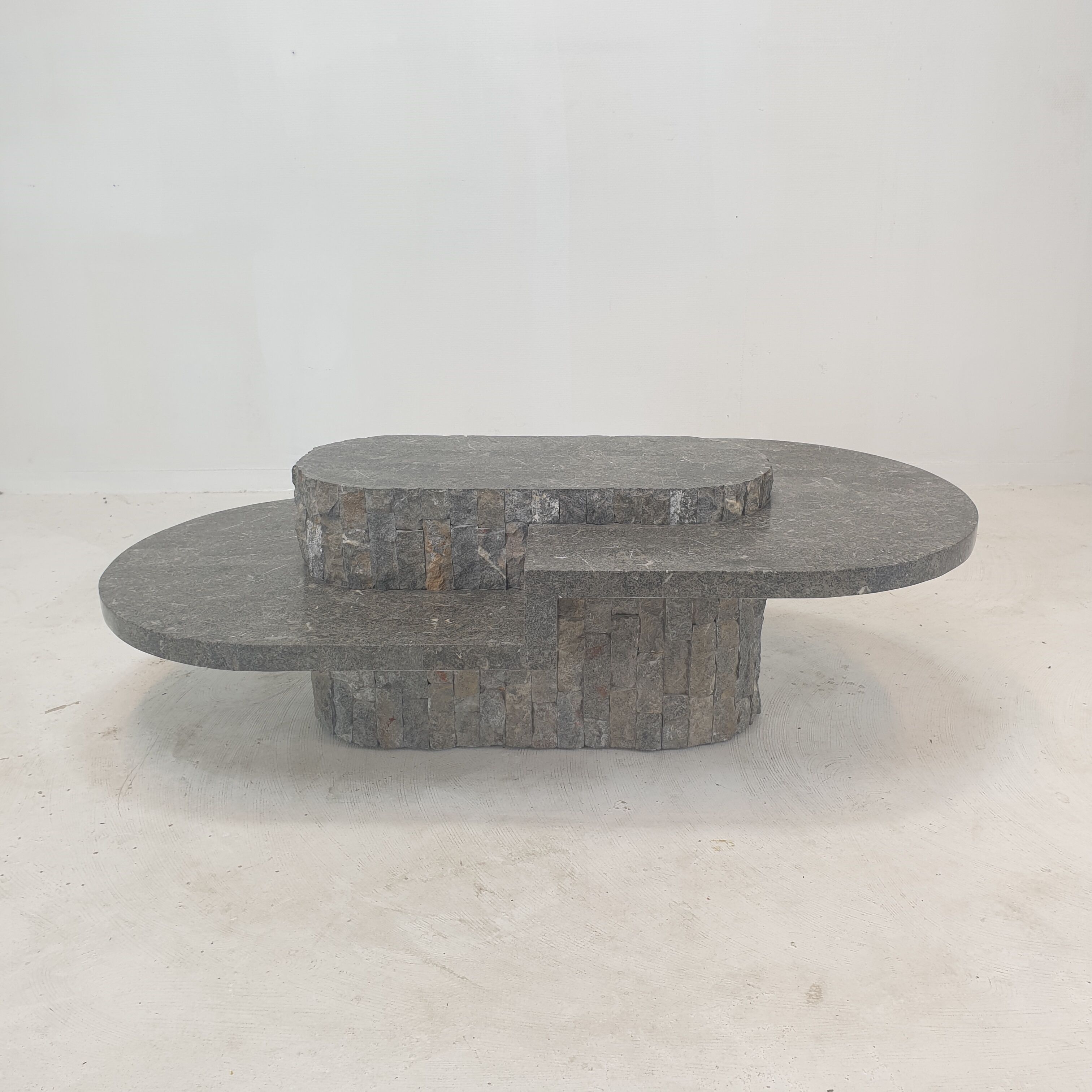 Magnussen Ponte Mactan Stone or fossil stone coffee table, 1980s