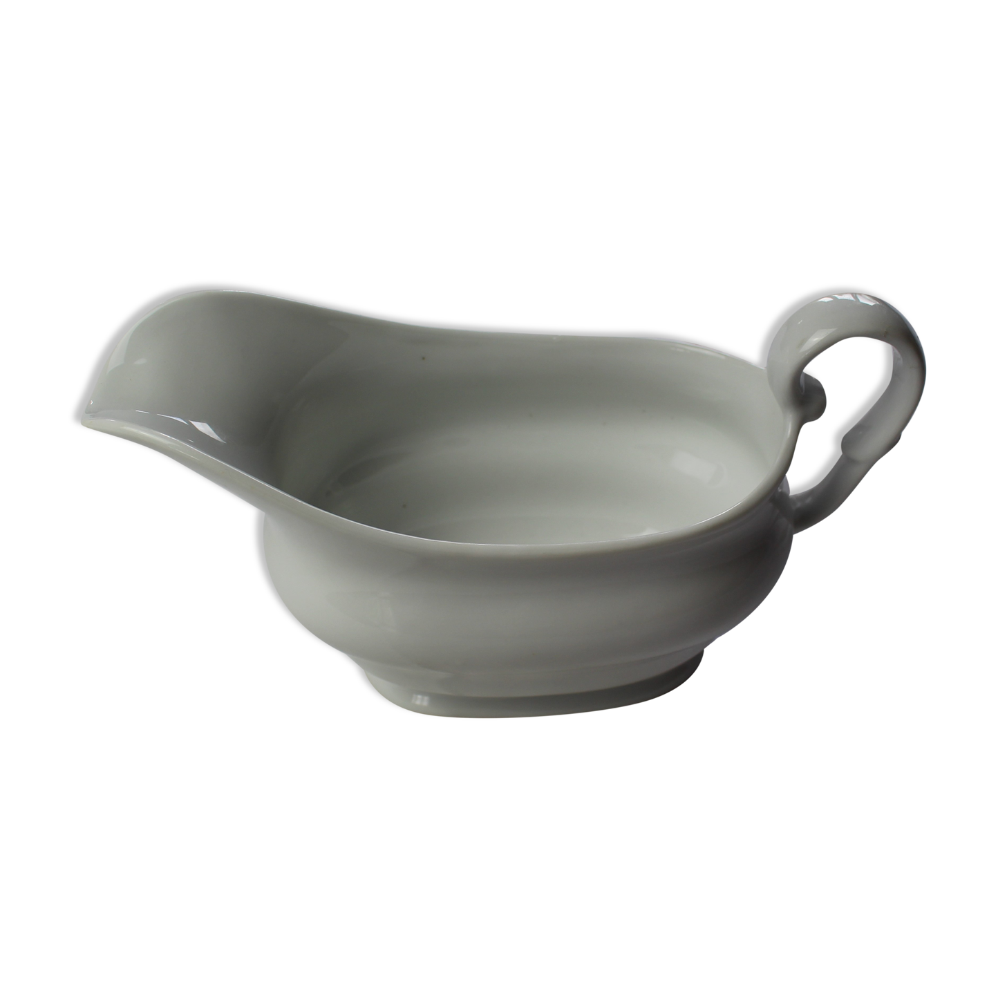 White porcelain gravy boat