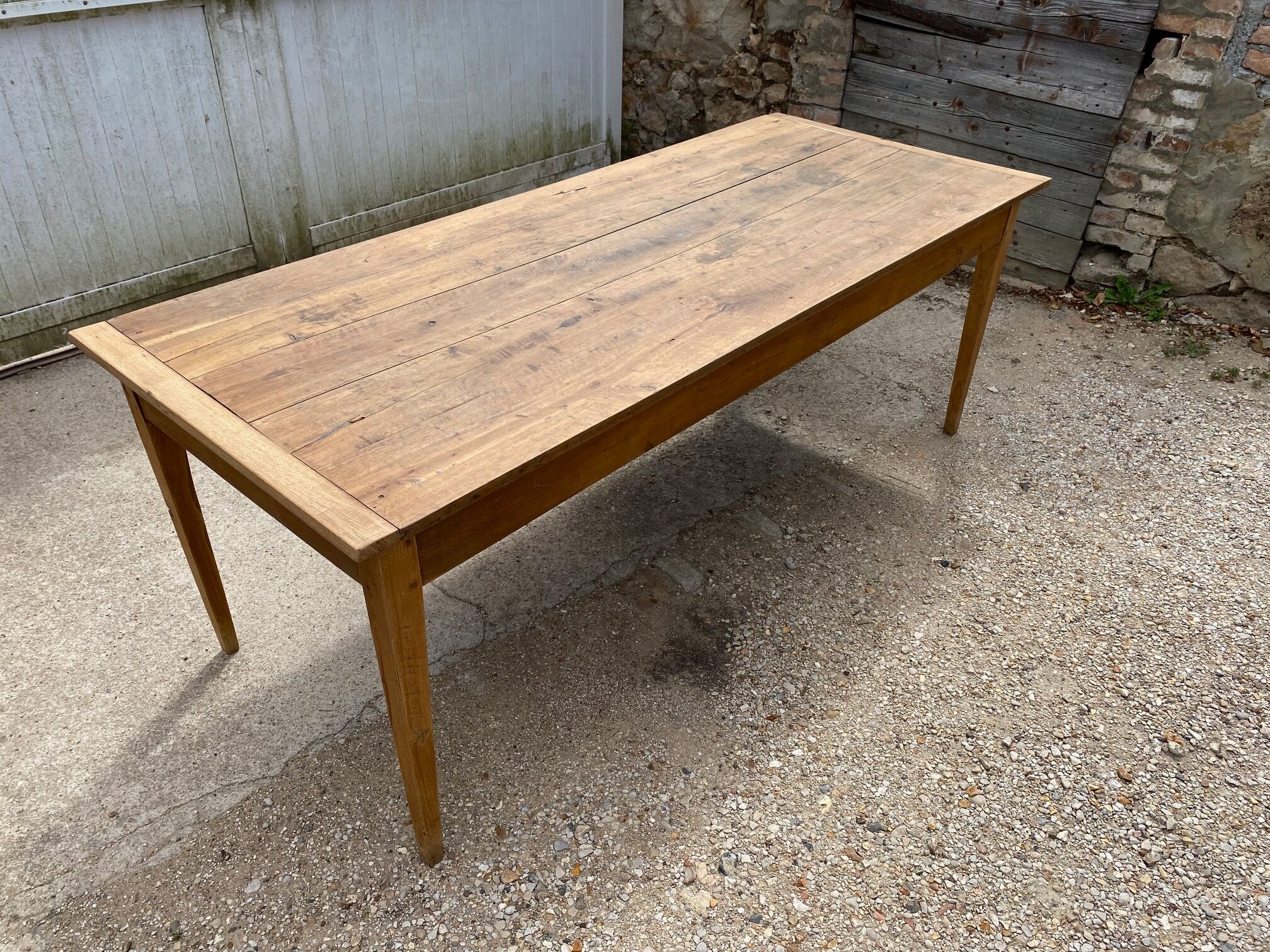 Solid oak farmhouse table 1900