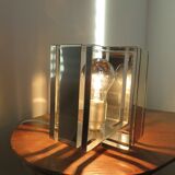 Chrome metal table lamp 70s
