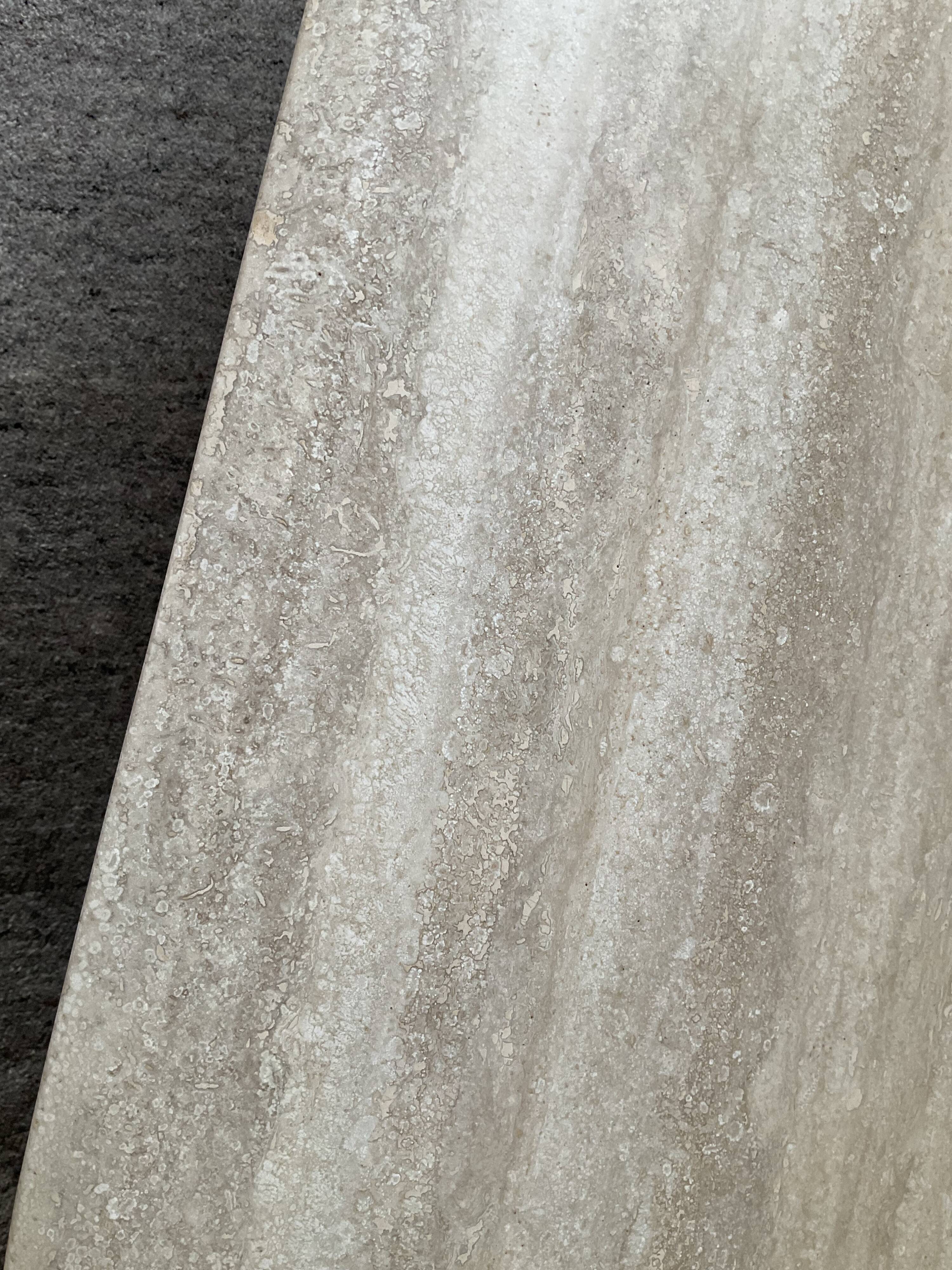 Vintage coffee table in travertine 70s