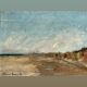 Maurice Bonin. Seaside 1951. Oil on panel 35 x 27cm