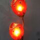 Carnival lamp in Fiber of Glass and Wicker