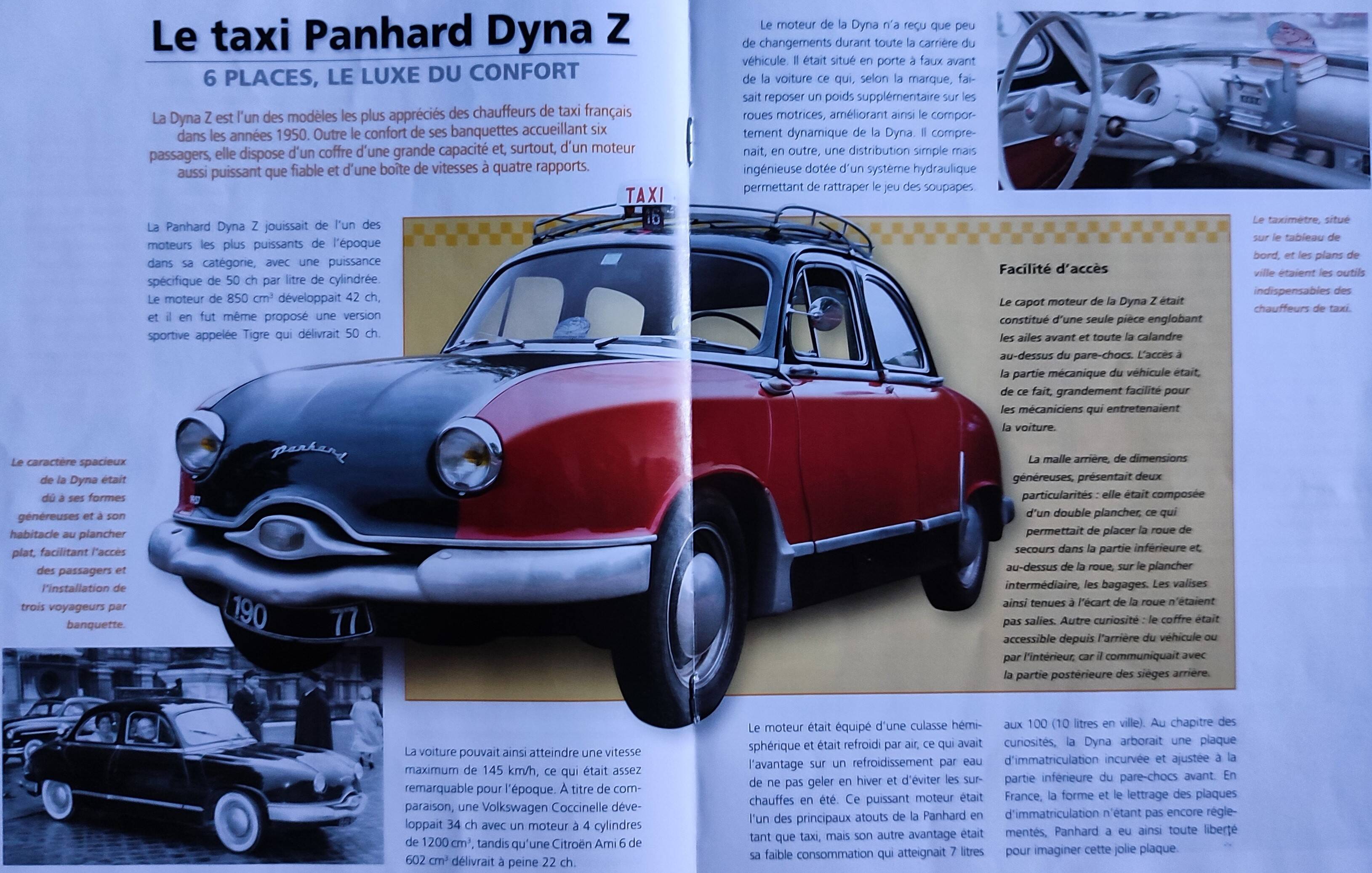 Taxi "Panhard Dina Z" (1953) 1:43 scale