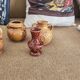Lot de 5 mini vases pichets rétro en céramique émaillée 