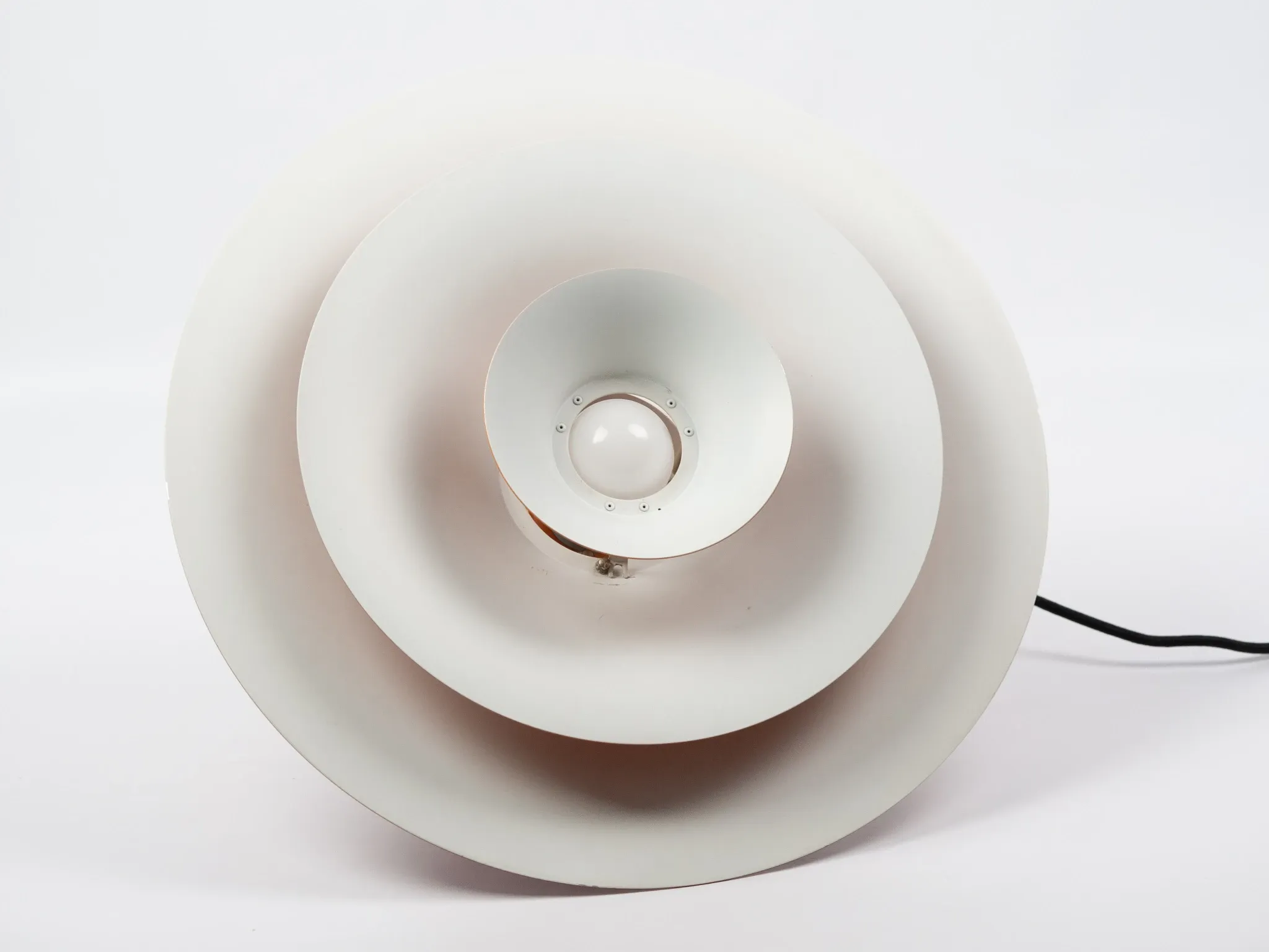 Danish vintage Radius pendant lamp by Erik Balslev, Fog og Morup, 1977
