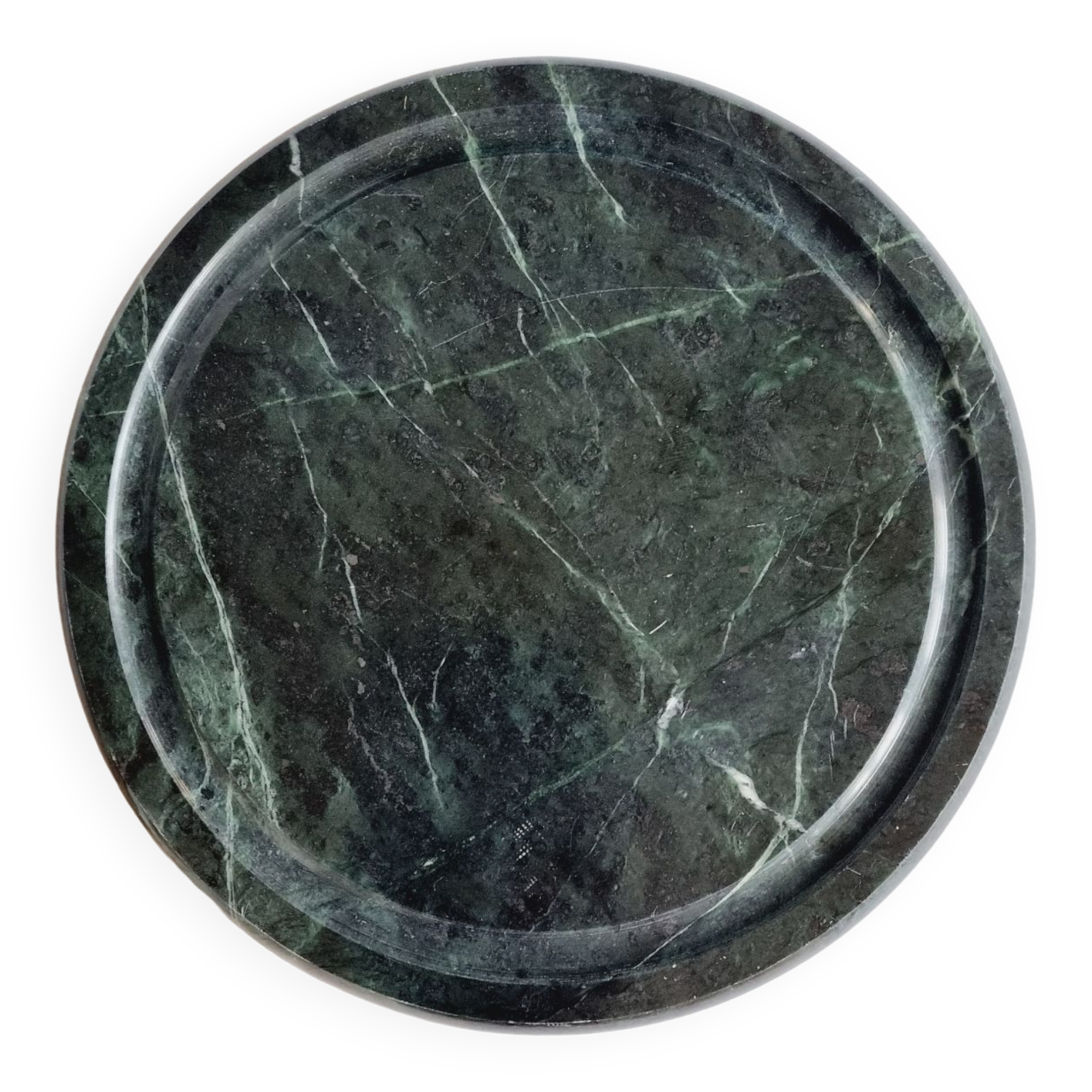 Round green marble trivia