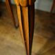 Oval Art Deco side table inlaid with a star, Sue & Mare style, circa