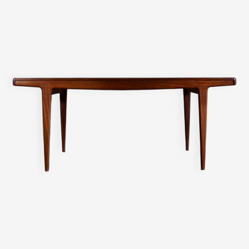 Table extensible danoise en teck du milieu du siècle. Vintage / Moderne / Rétro / Scandinave.