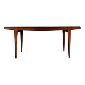 Table extensible danoise en teck du milieu du siècle. Vintage / Moderne / Rétro / Scandinave.