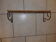 Vintage metal and rattan shelves