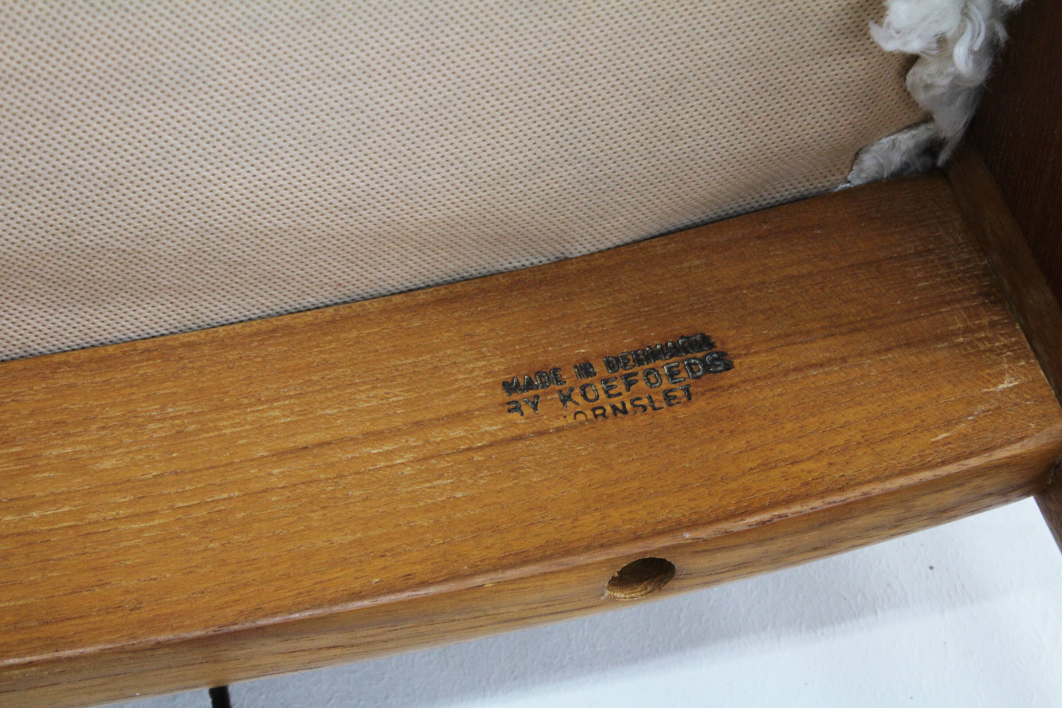 Vintage Danish Dining Chairs by Niels Koefoed 1960s, Set of 5