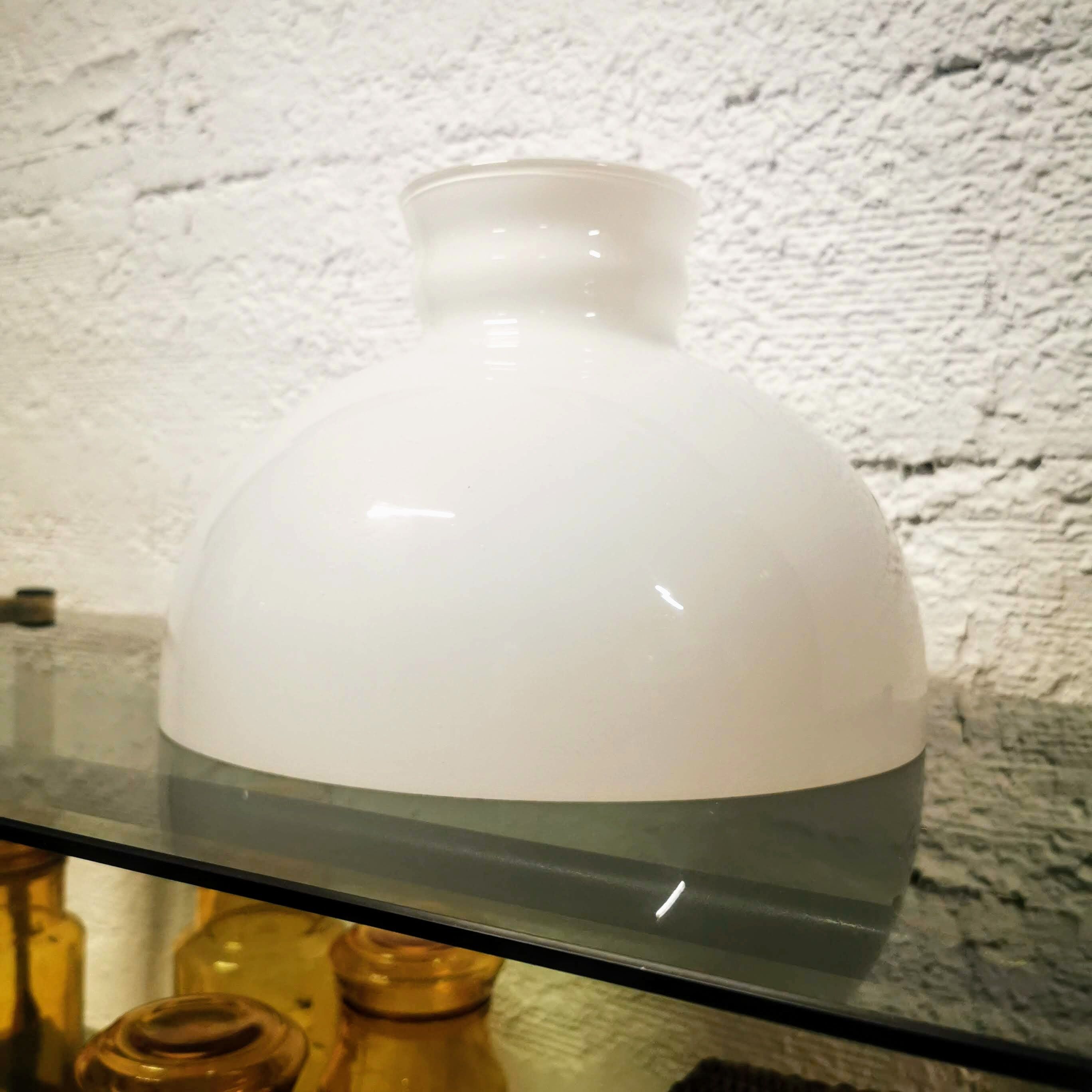 Globe in opaline for hanging lamp