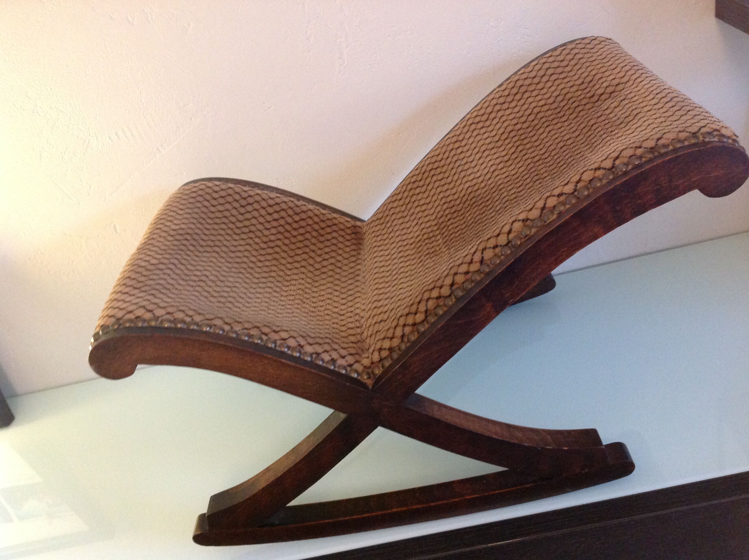 Foot rest flâneuse vintage 50s