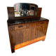 Buffet vintage marbre avec miroir années 30