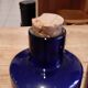 2 pots a pharmacy 19th in dark blue glass