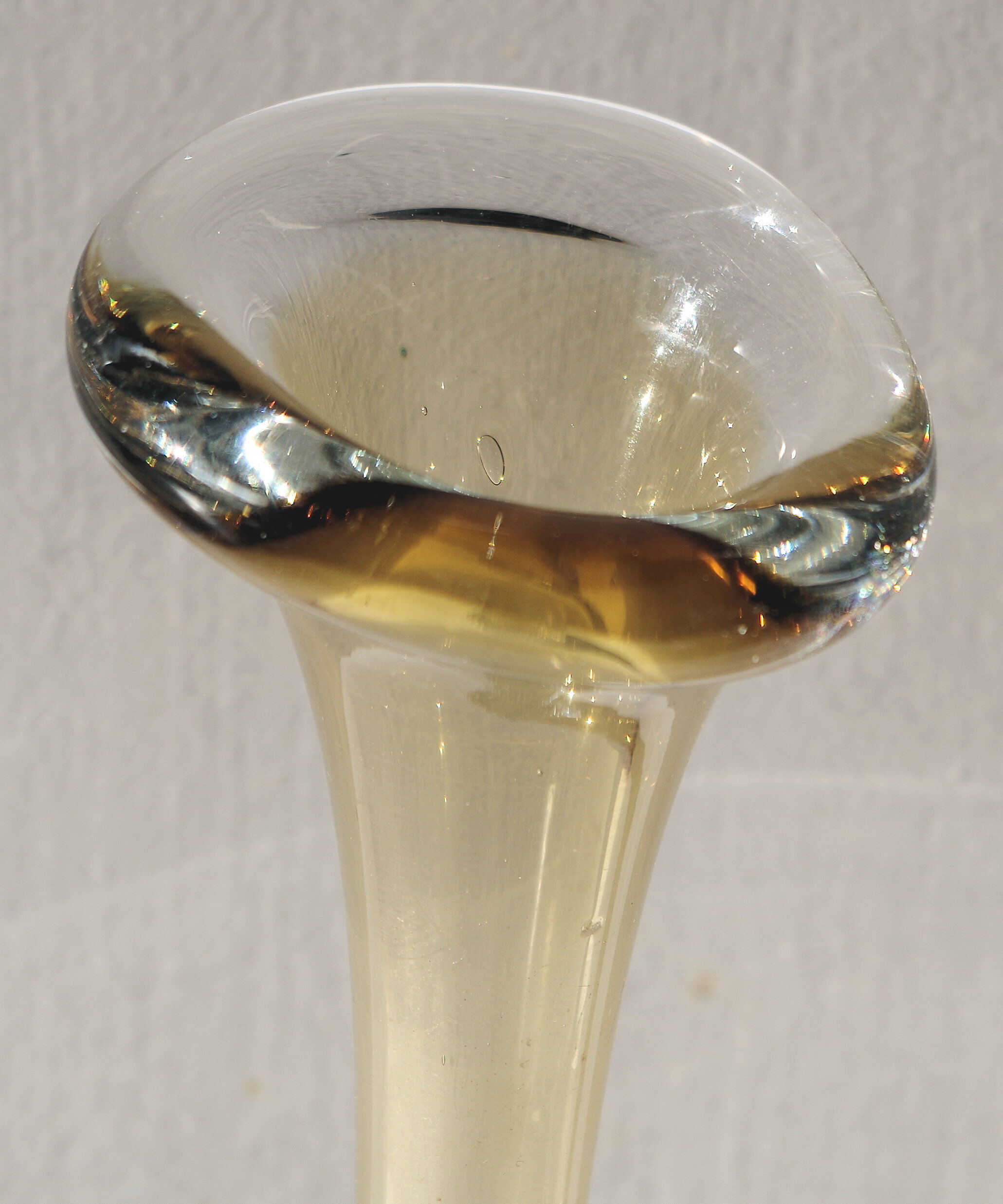 Vase en verre Aseda Glasbruk suède