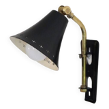 Scandinavian wall lamp in brass and lethal 1960