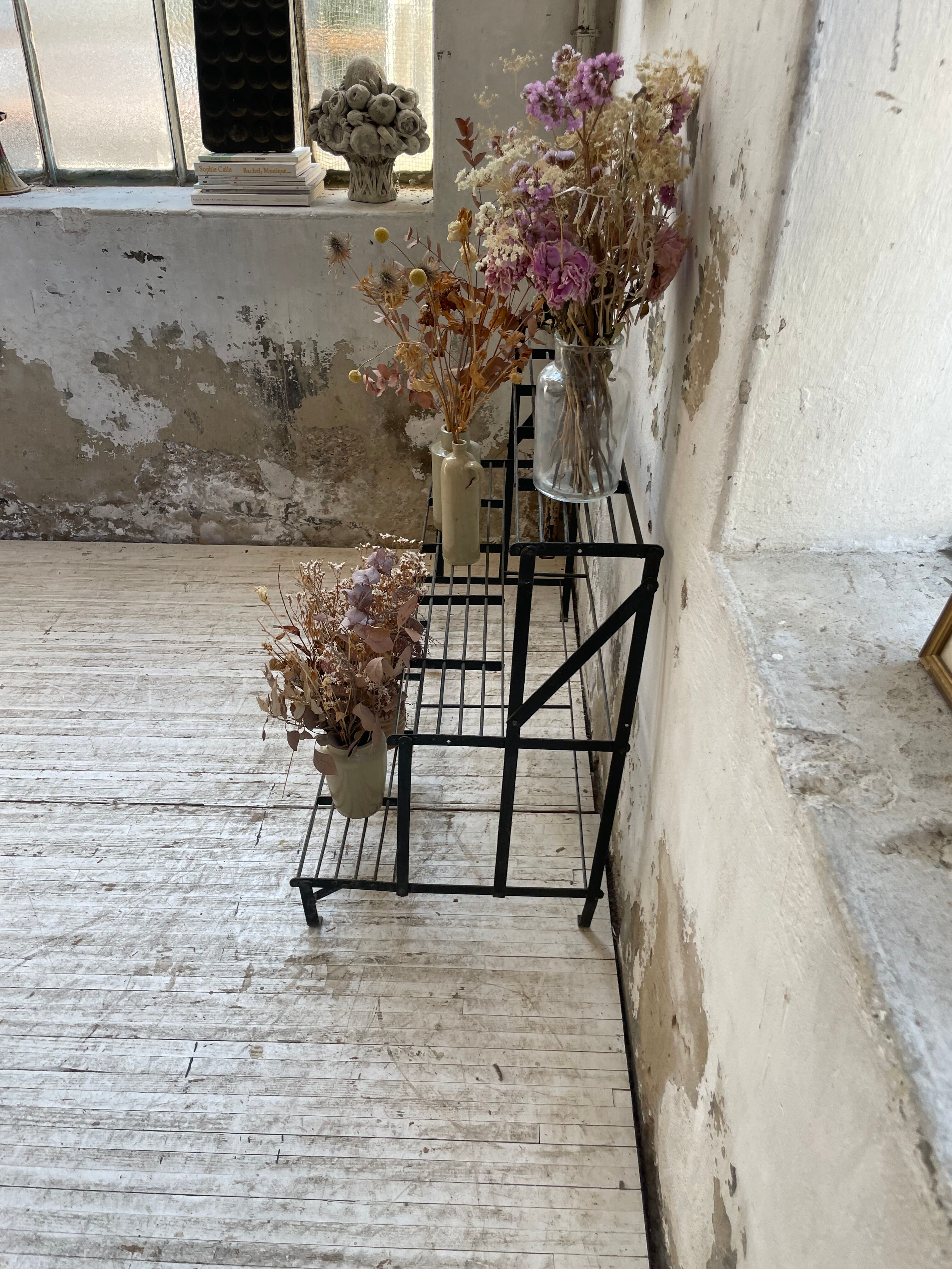 Plant holder florist metal staircase