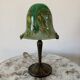 Lampe art nouveau en verre soufflé