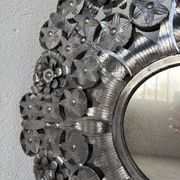 Miroir mexicain vintage en métal