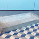 Old zinc feeder 36X78cm