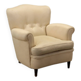 Fabric armchair Italy 1950s