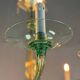 Green Murano glass Venetian chandelier, Venini, circa 1920