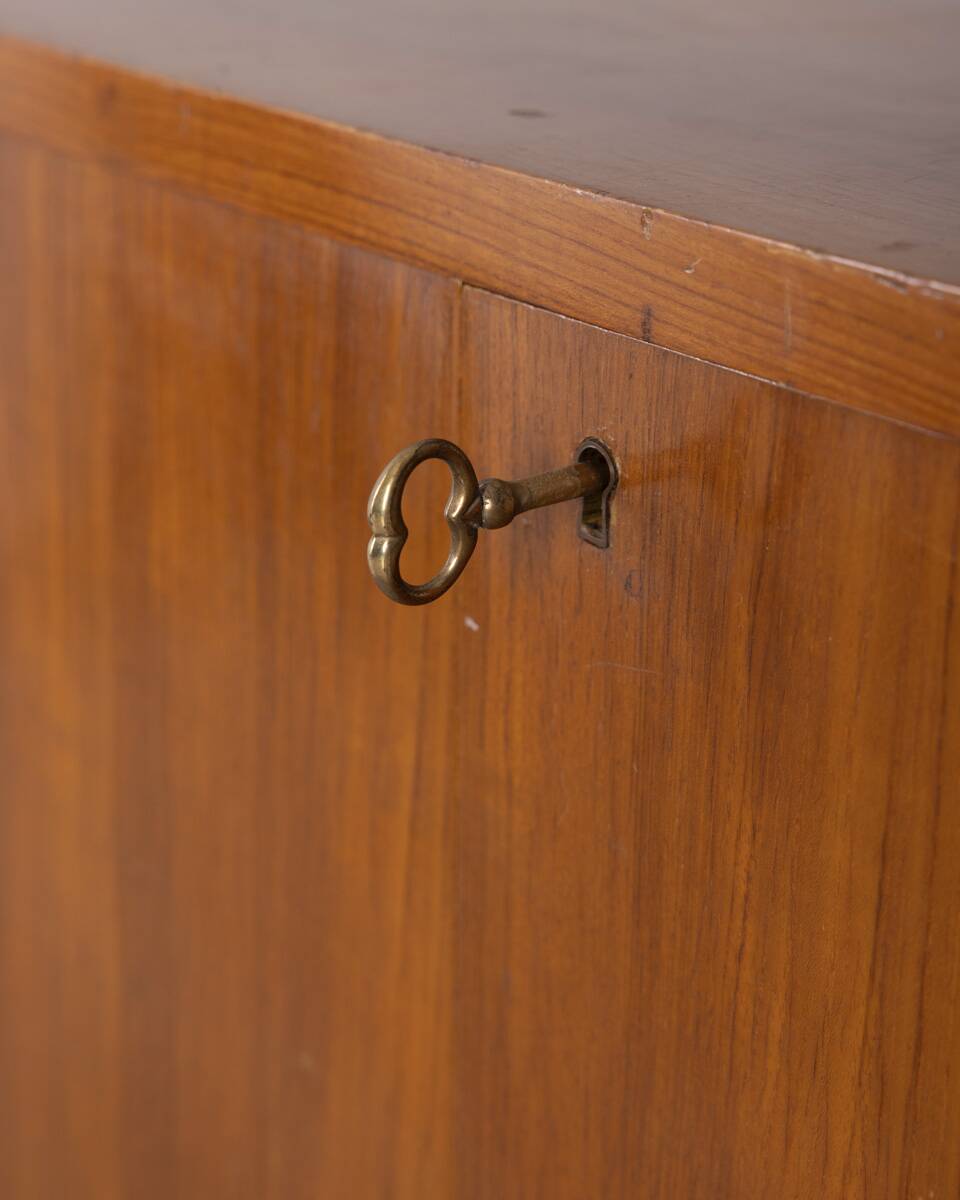 Vintage 1960s teak wood sideboard, italian design