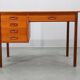 Mid-century Danish freestanding teak writing desk
