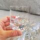 4 vintage Orrefors whiskey glasses designed by Olle Alberius, Sweden 1960s