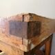 Ancien table billot de boucher trussant & cie, 1960