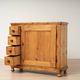 Antique Pine Biedermeier Cabinet with Four Drawers