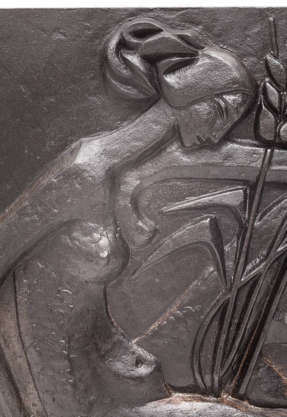 Quellier fireplace plate