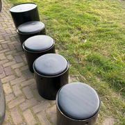 Lot de 5 tabourets et table d’appoint par Verner Panton, 1965
